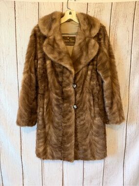 Vintage Western Furs Brown Mink Fur Coat